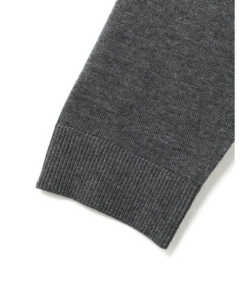 mizuiroind（ミズイロインド）の「mizuiro ind クルーネックワイドニットクロシェ（ニット/セーター・レディース・チャコールグレー/アイボリー/ブラック・FREE）」の16枚目の写真