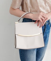 natural couture | ゴールドバーフラップ２WAYショルダー(ショルダーバッグ)