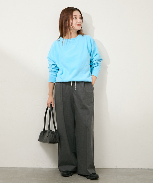 RIDING HIGH（ライディングハイ）の「【RIDING HIGH/ライディングハイ】ガンリョウゾメスウェット（スウェット・レディース・ブルー系その他/パープル/オレンジ/グリーン・FREE）」の18枚目の写真