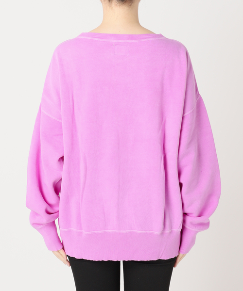 RIDING HIGH（ライディングハイ）の「【RIDING HIGH/ライディングハイ】ガンリョウゾメスウェット（スウェット・レディース・ブルー系その他/パープル/オレンジ/グリーン・FREE）」の5枚目の写真