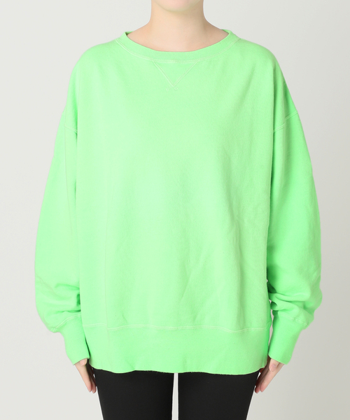 RIDING HIGH（ライディングハイ）の「【RIDING HIGH/ライディングハイ】ガンリョウゾメスウェット（スウェット・レディース・ブルー系その他/パープル/オレンジ/グリーン・FREE）」の11枚目の写真