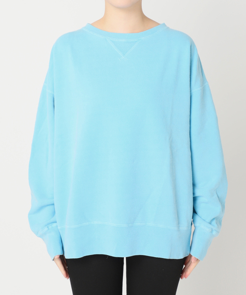 RIDING HIGH（ライディングハイ）の「【RIDING HIGH/ライディングハイ】ガンリョウゾメスウェット（スウェット・レディース・ブルー系その他/パープル/オレンジ/グリーン・FREE）」の13枚目の写真