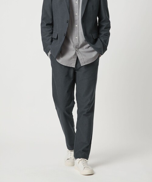 green label relaxing（グリーンレーベルリラクシング）の「ピケ コーデュロイ ナロー ユーティリティパンツ イージーパンツ S1 -ストレッチ-（その他パンツ・メンズ・モカ/ネイビー/グレー・S/M/L/XL）」の2枚目の写真