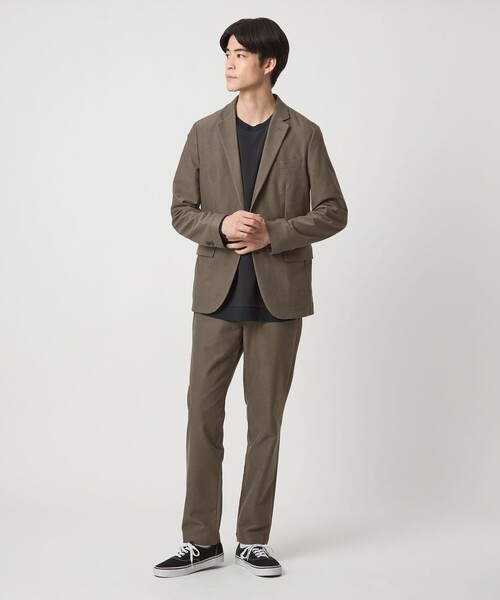 green label relaxing（グリーンレーベルリラクシング）の「ピケ コーデュロイ ナロー ユーティリティパンツ イージーパンツ S1 -ストレッチ-（その他パンツ・メンズ・モカ/ネイビー/グレー・S/M/L/XL）」の4枚目の写真