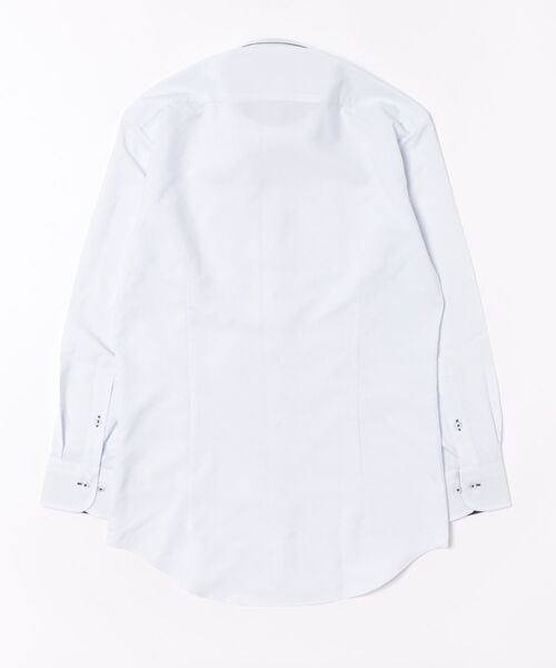 TOKYO SHIRTS（トウキョウシャツ）の「形態安定ノンアイロン ボタンダウン 長袖ビジネスワイシャツ（ビジネスシャツ・メンズ・ブルー・首回り39cm-裄丈80cm/首回り39cm-裄丈84cm/首回り41cm-裄丈82cm/首回り41cm-裄丈86cm/首回り42cm-裄丈82cm/首回り42cm-裄丈86cm/首回り37cm-裄丈80cm/首回り43cm-裄丈82cm/首回り43cm-裄丈86cm）」の7枚目の写真