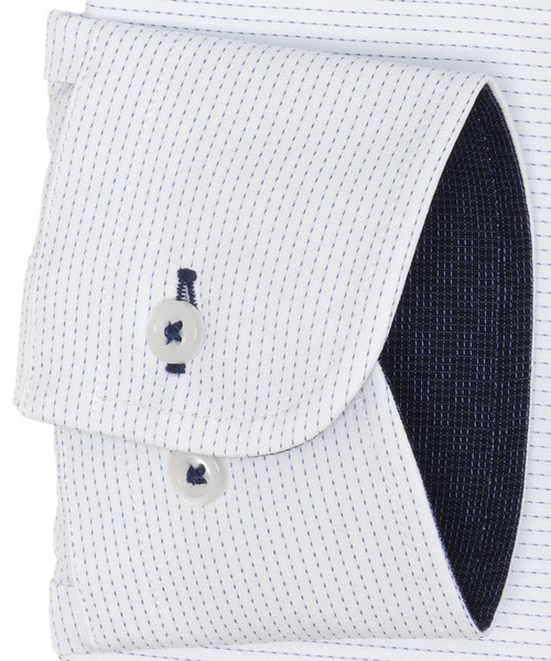 TOKYO SHIRTS（トウキョウシャツ）の「形態安定ノンアイロン ボタンダウン 長袖ビジネスワイシャツ（ビジネスシャツ・メンズ・ブルー・首回り39cm-裄丈80cm/首回り39cm-裄丈84cm/首回り41cm-裄丈82cm/首回り41cm-裄丈86cm/首回り42cm-裄丈82cm/首回り42cm-裄丈86cm/首回り37cm-裄丈80cm/首回り43cm-裄丈82cm/首回り43cm-裄丈86cm）」の3枚目の写真