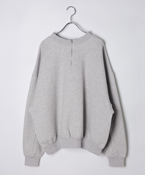 LEPSIM（レプシィム）の「パフエア切り替えBIGプルオーバー　582468（スウェット・レディース・チャコールグレー/トップグレー/アイボリー/カーキ・FREE）」の20枚目の写真