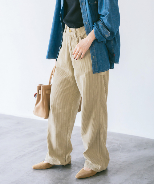 PIPIPI 24aw新品未使用！ペインターコーデュロイパンツ GU公式