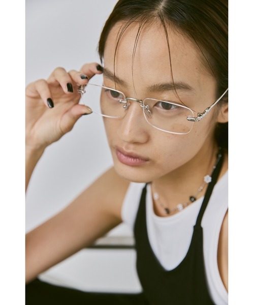 un/neu(アンノイ)の「リムレスメガネ(メガネ・レディース・その他・FREE)」の9枚目の写真