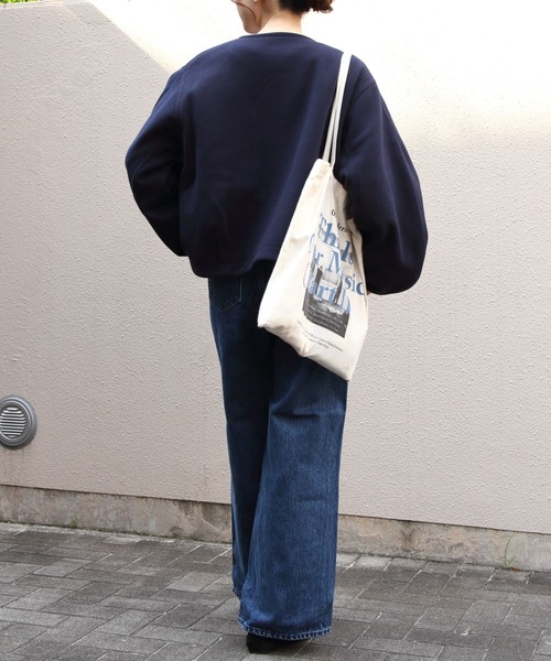 ORCIVAL（オーシバル）の「ORCIVAL/オーシバル　ラウンドネックブルゾン　ROUNDNECK BLOUSON　OR-A0743 BBT（ブルゾン・レディース・ベージュ/ダークネイビー・1）」の20枚目の写真