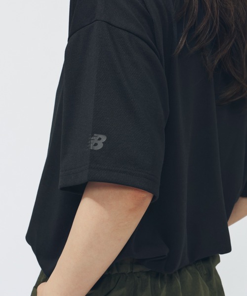 NEW BALANCE（ニューバランス）の「【別注】ニューバランス New Balance ファンクションサイドスリットTシャツ_ 限定コラボ（Tシャツ/カットソー・レディース・アイボリー/ブラック/ターコイズブルー・M/L）」の14枚目の写真
