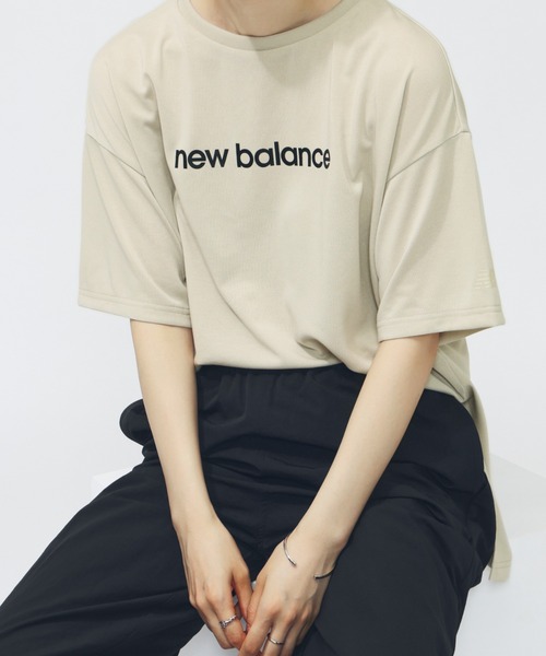 NEW BALANCE（ニューバランス）の「【別注】ニューバランス New Balance ファンクションサイドスリットTシャツ_ 限定コラボ（Tシャツ/カットソー・レディース・アイボリー/ブラック/ターコイズブルー・M/L）」の9枚目の写真