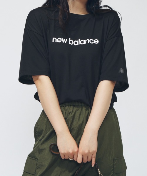 NEW BALANCE（ニューバランス）の「【別注】ニューバランス New Balance ファンクションサイドスリットTシャツ_ 限定コラボ（Tシャツ/カットソー・レディース・アイボリー/ブラック/ターコイズブルー・M/L）」の15枚目の写真