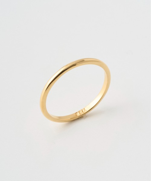 Juha(ユハ)の「RING - FLAT - GOLD(リング・メンズ・ゴールド・7号/9号/11号/13号/15号/17号/19号/5号)」の1枚目の写真