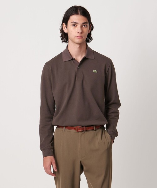 別注】＜LACOSTE＞ロングスリーブ ピケ スキッパー（ポロシャツ
