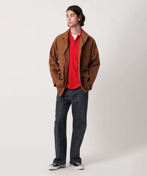 別注】＜LACOSTE＞ロングスリーブ ピケ スキッパー（ポロシャツ