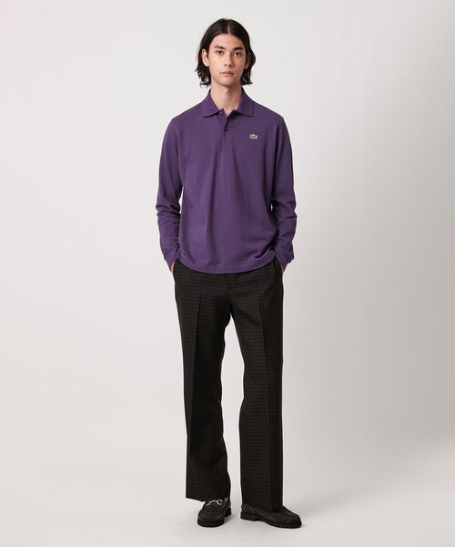 別注】＜LACOSTE＞ロングスリーブ ピケ スキッパー（ポロシャツ