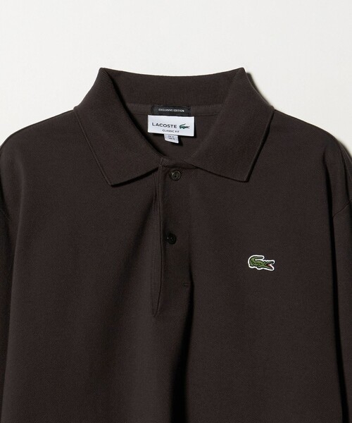 別注】＜LACOSTE＞ロングスリーブ ピケ スキッパー（ポロシャツ