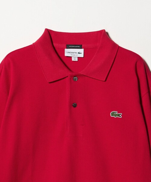 別注】＜LACOSTE＞ロングスリーブ ピケ スキッパー（ポロシャツ