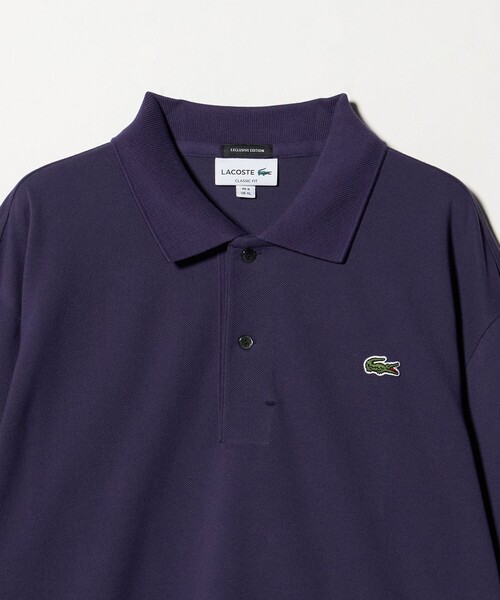 別注】＜LACOSTE＞ロングスリーブ ピケ スキッパー（ポロシャツ