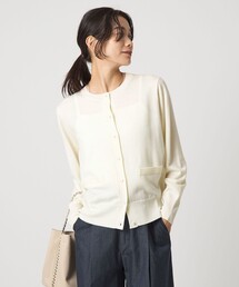 green label relaxing（グリーンレーベルリラクシング）の「ウール クルーネック カーディガン ウォッシャブル（カーディガン/ボレロ）」
