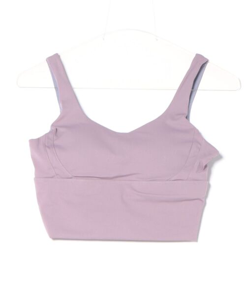 Lace Ladies(レースレディース)の「ベーシック U型 スポーツ ハーフトップ ブラ(Tシャツ/カットソー・レディース・ブルーグレー/ブラック/パープル・M/L/XL)」の3枚目の写真