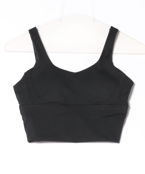 Lace Ladies(レースレディース)の「ベーシック U型 スポーツ ハーフトップ ブラ(Tシャツ/カットソー・レディース・ブルーグレー/ブラック/パープル・M/L/XL)」の1枚目の写真