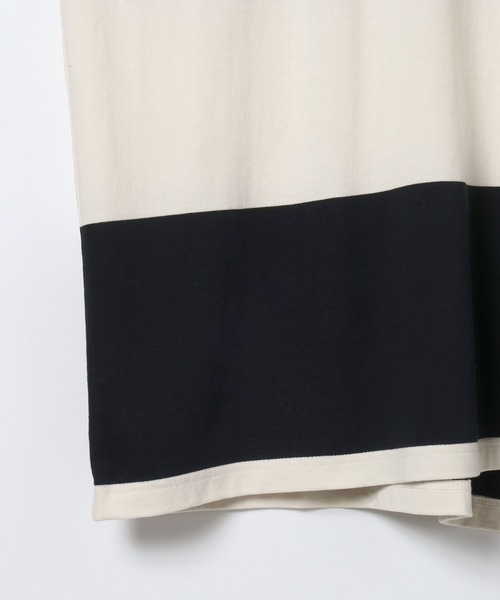 JEANASIS（ジーナシス）の「アソートボーダーBIGロンTEE/599649（Tシャツ/カットソー・レディース・ホワイト系その他/ブラック系その他/ネイビー系・FREE）」の18枚目の写真