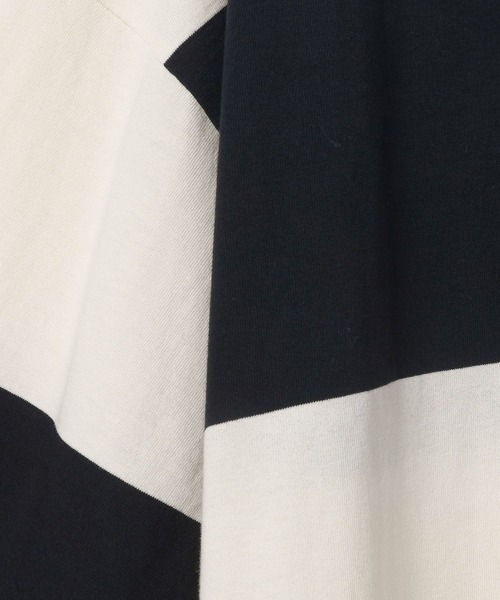 JEANASIS（ジーナシス）の「アソートボーダーBIGロンTEE/599649（Tシャツ/カットソー・レディース・ホワイト系その他/ブラック系その他/ネイビー系・FREE）」の20枚目の写真