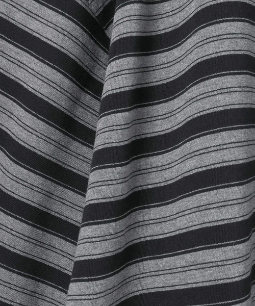 JEANASIS（ジーナシス）の「アソートボーダーBIGロンTEE/599649（Tシャツ/カットソー・レディース・ホワイト系その他/ブラック系その他/ネイビー系・FREE）」の21枚目の写真