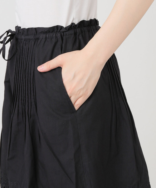 Sara mallikaサラマリカ ショートパンツ サークル刺しゅう ボトムス Sara mallikaサラマリカ ショートパンツ サークル刺しゅう
