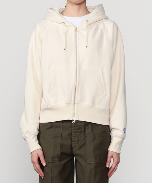 ORCIVAL（オーシバル）の「ORCIVAL | 〈別注〉コットン裏毛 フルジップパーカー WOMEN（パーカー・レディース・オフホワイト/グレー/ベージュ・2/1）」の19枚目の写真