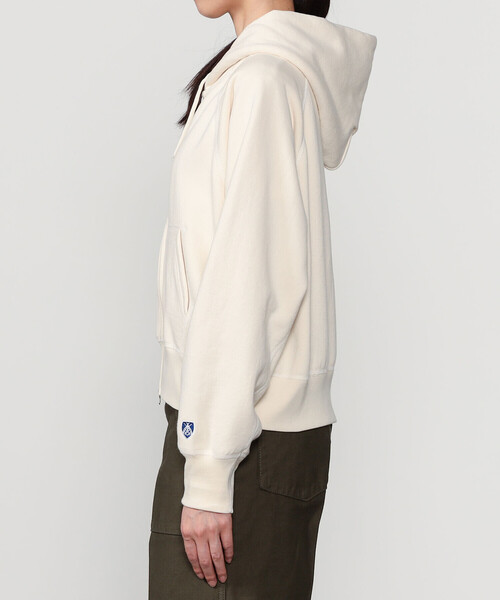 ORCIVAL（オーシバル）の「ORCIVAL | 〈別注〉コットン裏毛 フルジップパーカー WOMEN（パーカー・レディース・オフホワイト/グレー/ベージュ・2/1）」の20枚目の写真