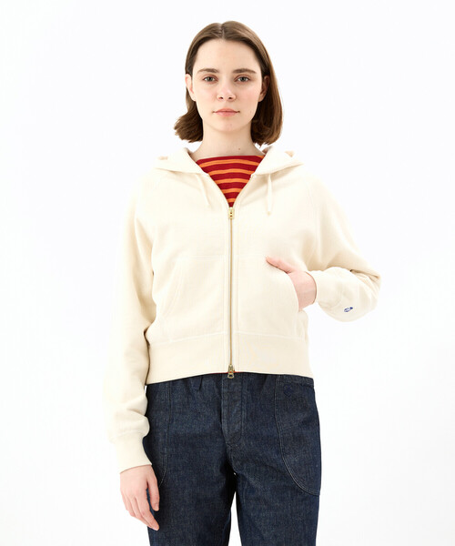 ORCIVAL | 〈別注〉コットン裏毛 フルジップパーカー WOMEN（パーカー