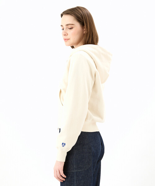 ORCIVAL（オーシバル）の「ORCIVAL | 〈別注〉コットン裏毛 フルジップパーカー WOMEN（パーカー・レディース・オフホワイト/グレー/ベージュ・2/1）」の9枚目の写真