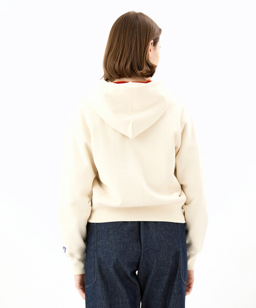 ORCIVAL（オーシバル）の「ORCIVAL | 〈別注〉コットン裏毛 フルジップパーカー WOMEN（パーカー・レディース・オフホワイト/グレー/ベージュ・2/1）」の10枚目の写真