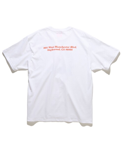 FREAK'S STORE（フリークスストア）の「RANDY'S DONUTS/ランディーズドーナツ INGLEWOOD SHOP PHOTO TEE/ イングルウッド ショップフォトTシャツ（Tシャツ/カットソー・メンズ・ホワイト/チャコールグレー・X-LARGE/LARGE/MEDIUM/XX-LARGE）」の5枚目の写真