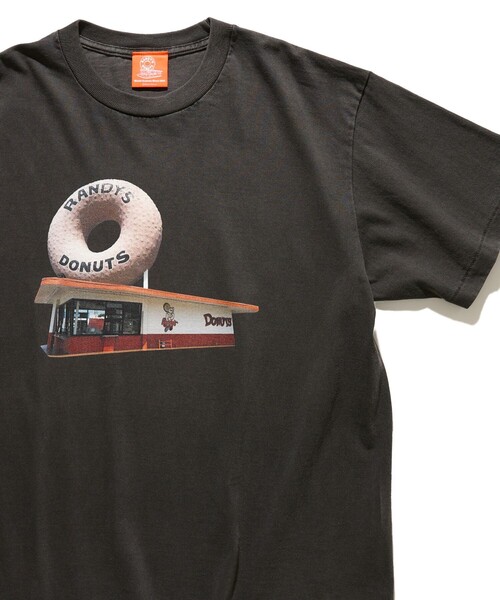 FREAK'S STORE（フリークスストア）の「RANDY'S DONUTS/ランディーズドーナツ INGLEWOOD SHOP PHOTO TEE/ イングルウッド ショップフォトTシャツ（Tシャツ/カットソー・メンズ・ホワイト/チャコールグレー・X-LARGE/LARGE/MEDIUM/XX-LARGE）」の13枚目の写真