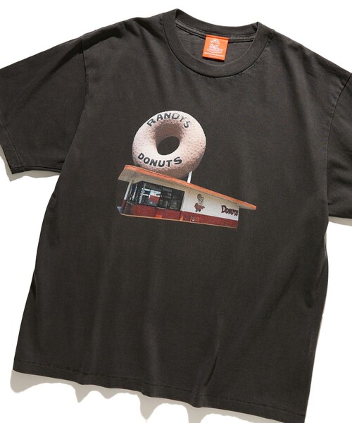 FREAK'S STORE（フリークスストア）の「RANDY'S DONUTS/ランディーズドーナツ INGLEWOOD SHOP PHOTO TEE/ イングルウッド ショップフォトTシャツ（Tシャツ/カットソー・メンズ・ホワイト/チャコールグレー・X-LARGE/LARGE/MEDIUM/XX-LARGE）」の14枚目の写真