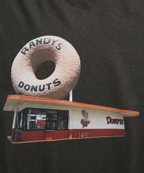 FREAK'S STORE（フリークスストア）の「RANDY'S DONUTS/ランディーズドーナツ INGLEWOOD SHOP PHOTO TEE/ イングルウッド ショップフォトTシャツ（Tシャツ/カットソー・メンズ・ホワイト/チャコールグレー・X-LARGE/LARGE/MEDIUM/XX-LARGE）」の16枚目の写真