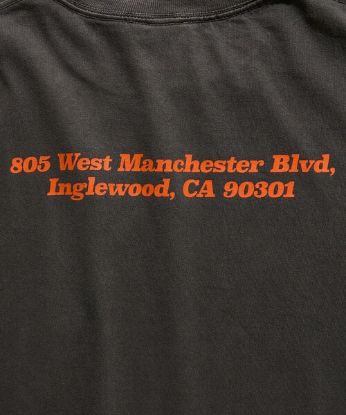 FREAK'S STORE（フリークスストア）の「RANDY'S DONUTS/ランディーズドーナツ INGLEWOOD SHOP PHOTO TEE/ イングルウッド ショップフォトTシャツ（Tシャツ/カットソー・メンズ・ホワイト/チャコールグレー・X-LARGE/LARGE/MEDIUM/XX-LARGE）」の21枚目の写真