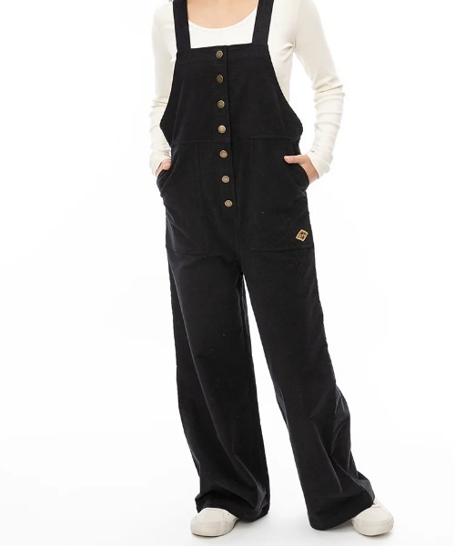 BILLABONG（ビラボン）の「【BILLABONG/ビラボン】24AW SALOPETTE LONG PANTS/コーデュロイサロペット・オーバーオール（サロペット/オーバーオール・レディース・ブラウン/ブルー/ブラック/ホワイト・MEDIUM/LARGE）」の3枚目の写真