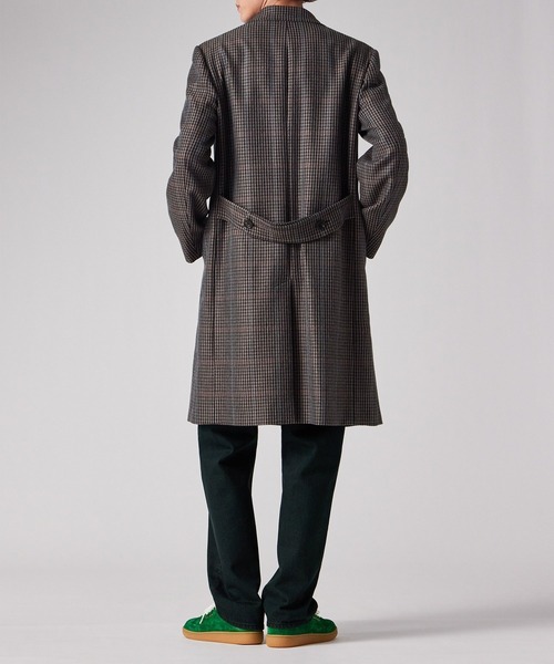 ポール・スミス　コート ガンクラブチェック バックベルト チェスターコート / 253121