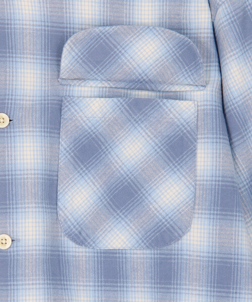 PENDLETON（ペンドルトン）の「PENDLETON/ペンドルトン Open Collar Shirt / オープンカラーシャツ / 5475-1000（シャツ/ブラウス・メンズ・ブラウン/サックスブルー/ナチュラル・MEDIUM/LARGE）」の11枚目の写真