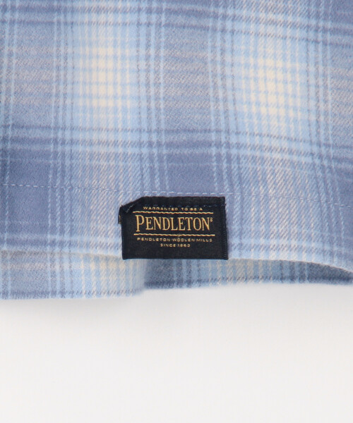 PENDLETON（ペンドルトン）の「PENDLETON/ペンドルトン Open Collar Shirt / オープンカラーシャツ / 5475-1000（シャツ/ブラウス・メンズ・ブラウン/サックスブルー/ナチュラル・MEDIUM/LARGE）」の9枚目の写真