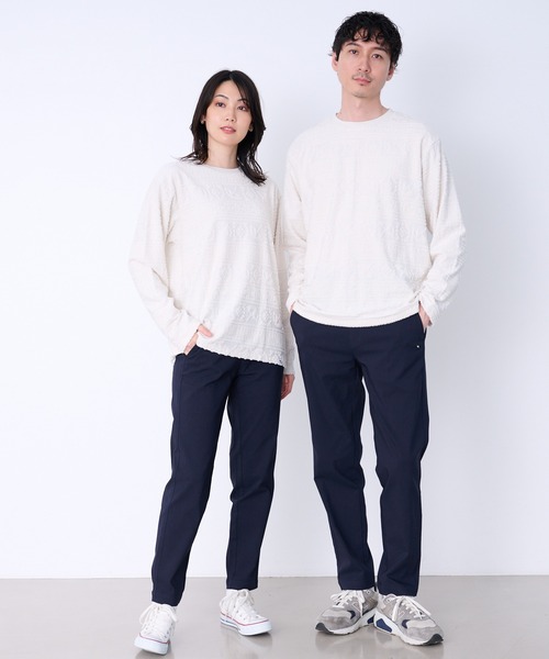 Arnold Palmer(アーノルドパーマー)の「シェア アンブレラパイルジャガード ロングTシャツ(Tシャツ/カットソー・レディース・ネイビー/アイボリー・XS/LL/M/L/S)」の16枚目の写真