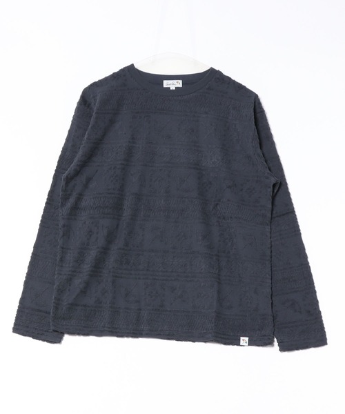 Arnold Palmer(アーノルドパーマー)の「シェア アンブレラパイルジャガード ロングTシャツ(Tシャツ/カットソー・レディース・ネイビー/アイボリー・XS/LL/M/L/S)」の21枚目の写真