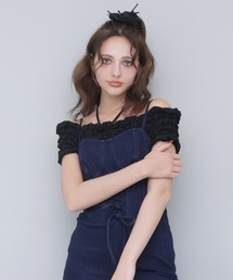 Seemi. byNICECLAUP | 【Seemi.】シャーリングビスチェ(シャツ/ブラウス)