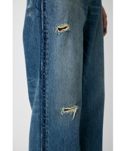 セール】MIDRISE RIPPED STRAIGHT（デニムパンツ）｜MOUSSY