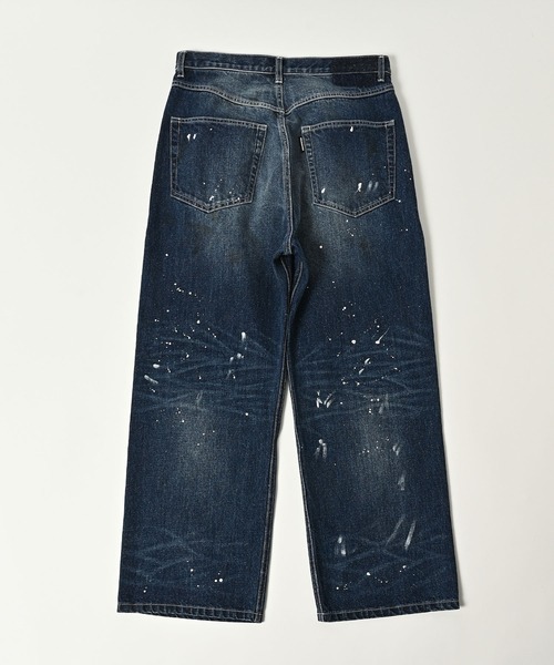 ADAM PATEK(アダムパテック)の「【ADAMPATEK/アダムパテック】washed riot nep selvedge denim 加工パンツ(デニムパンツ・レディース・ブルー・2/1)」の15枚目の写真